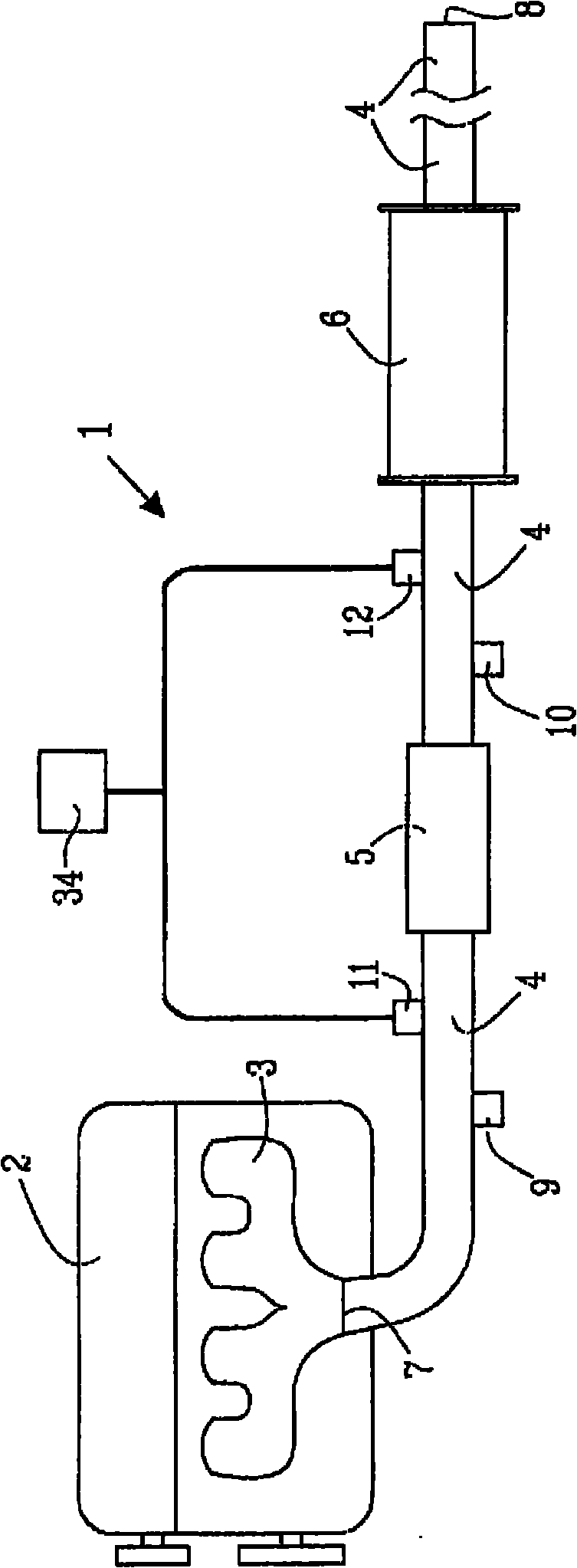 Method and arrangement for detecting particles