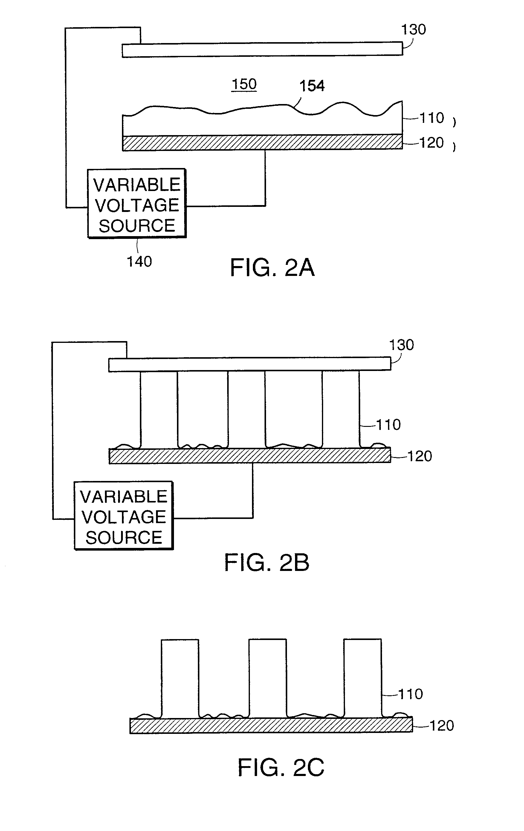 Methods and apparatus for forming submicron patterns on films