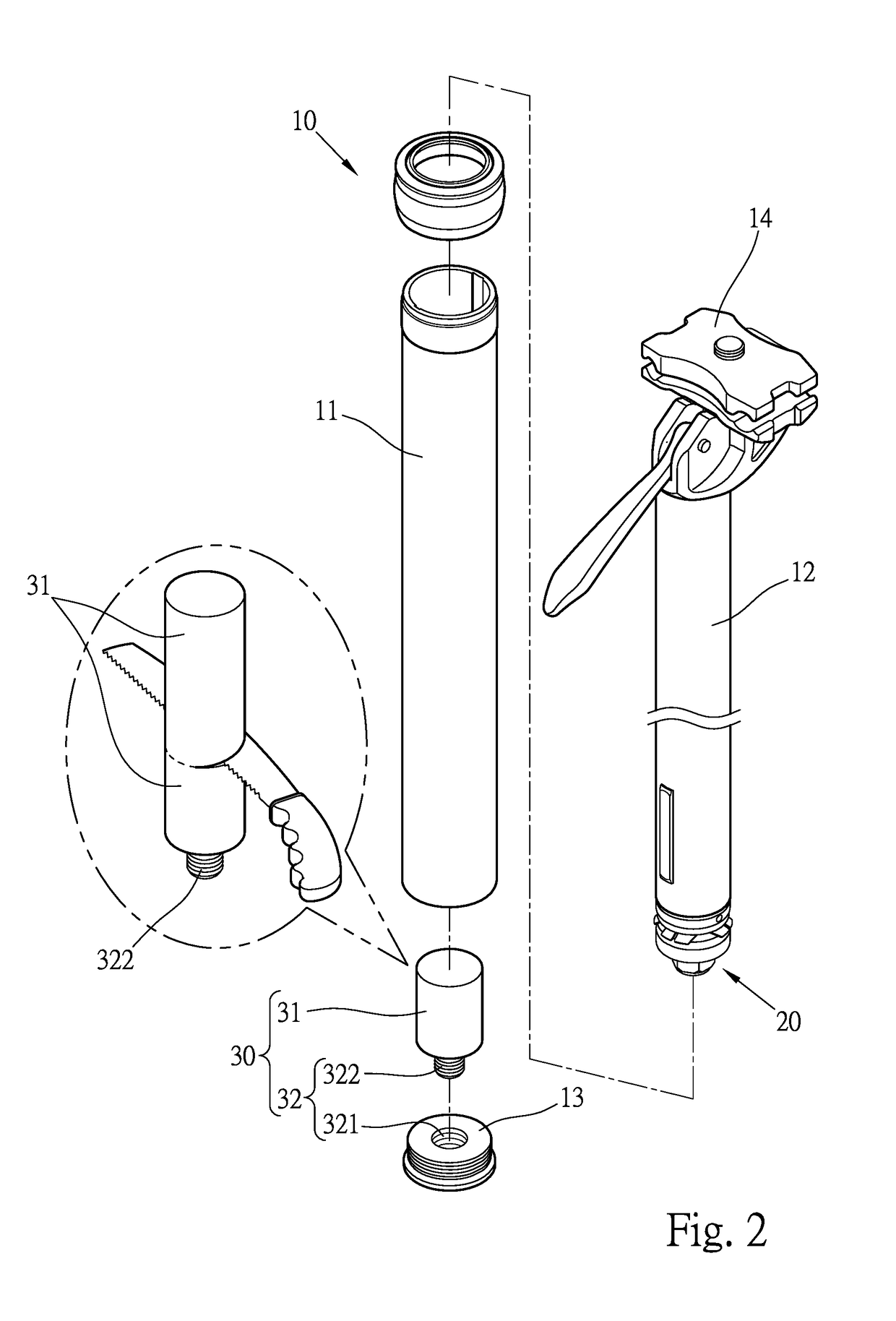 Restriction unit for adjustment of seat post