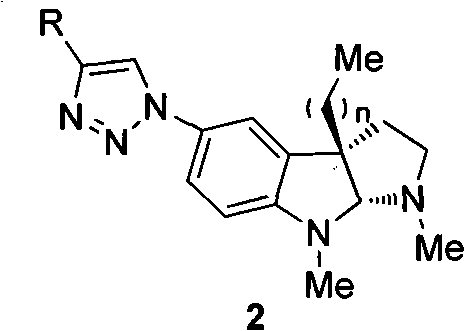 Preparation method of physostigmine derivatives with resistance to activity of senile dementia disease