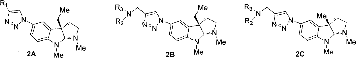 Preparation method of physostigmine derivatives with resistance to activity of senile dementia disease