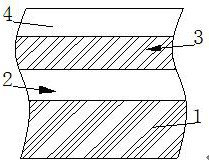 Preparation process of light composite structure toughened glass