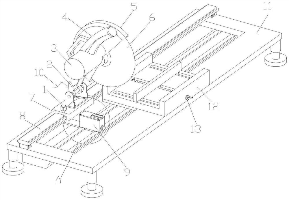 Adjustable slitting equipment special for model manufacturing