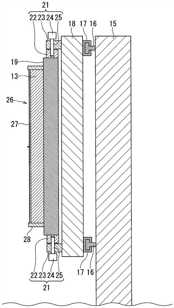 Device and method for adjusting position of flat panel detector and radiation therapy device