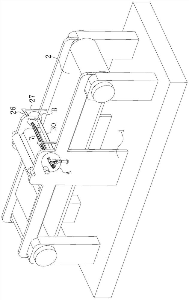 Full-automatic plane labeling machine