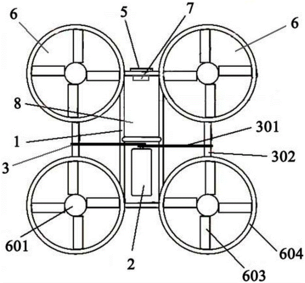 Multi-axis unmanned aerial vehicle