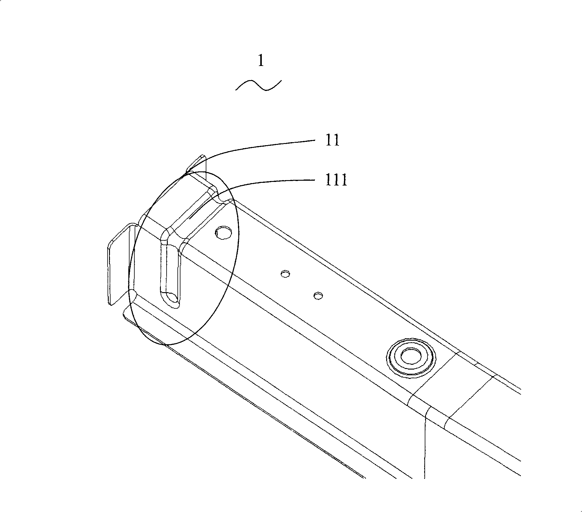 Cycle frame structure of vehicle