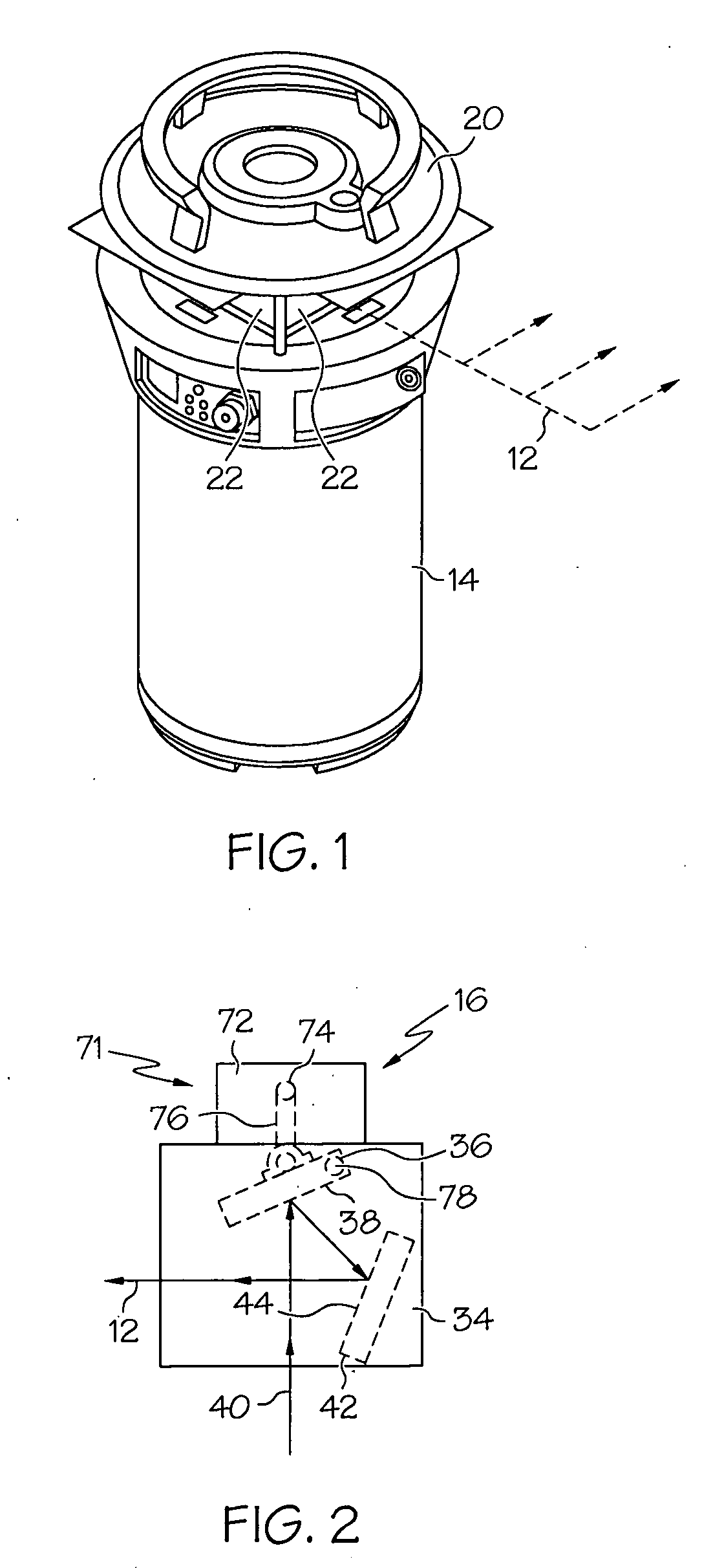 Laser transmitter and method