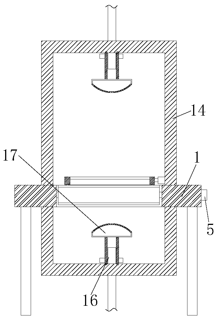 Mechanical mold spraying device