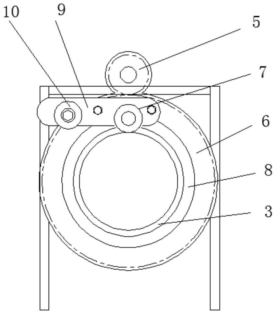 Joint coating device for direct burial spraying winding thermal insulation pipe