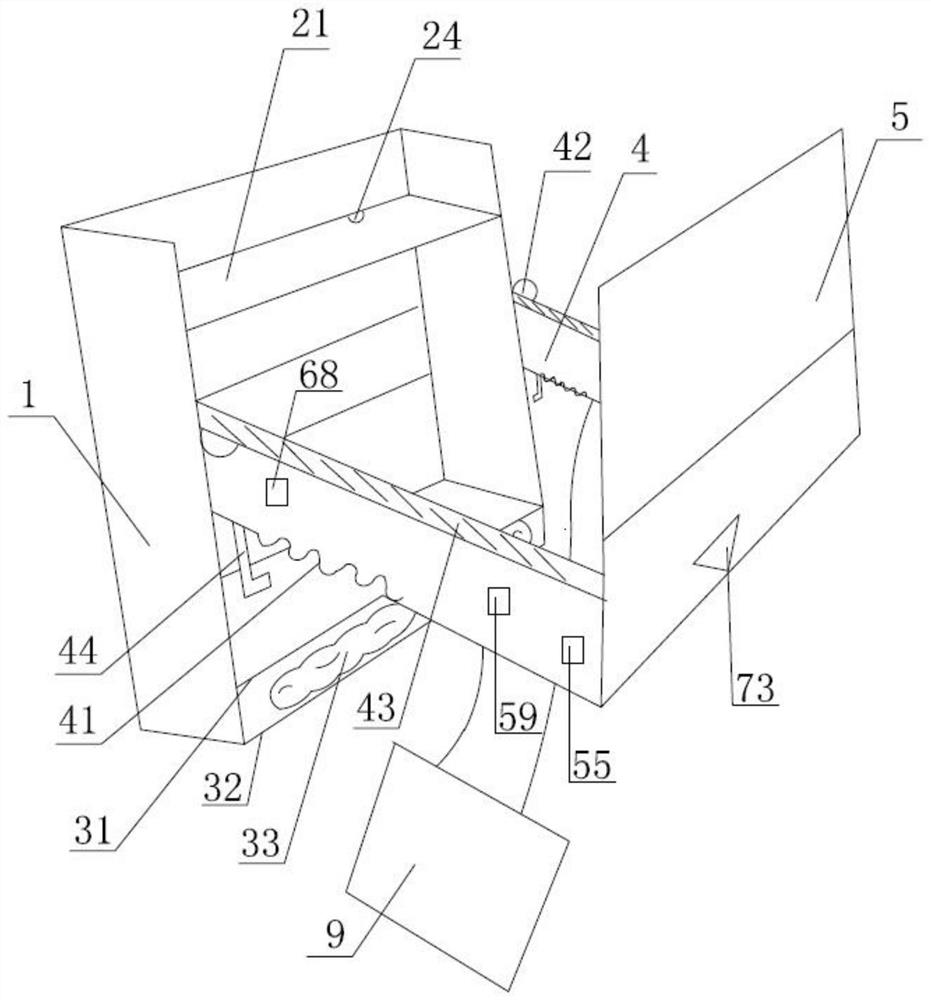 Intelligent control anti-fall bed device