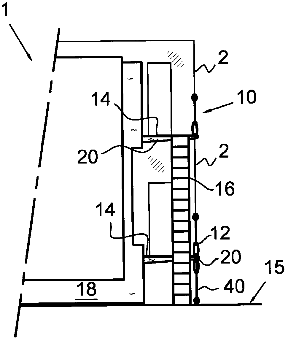 Service platform arrangement for a fiber web machine