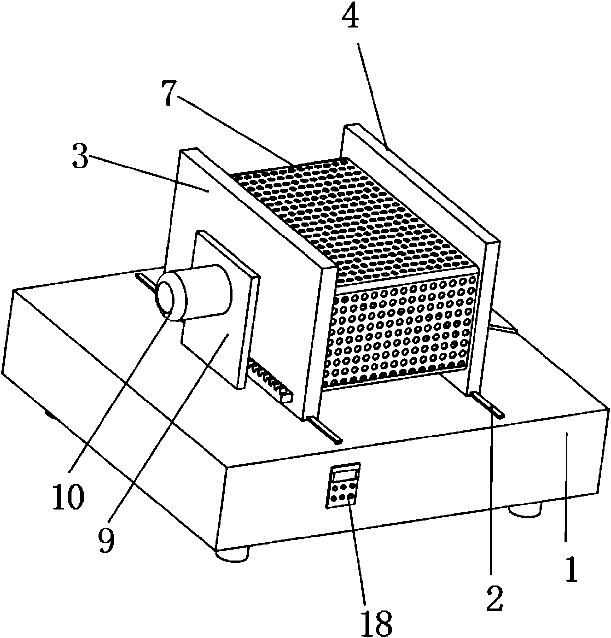 Straw impurity removal device