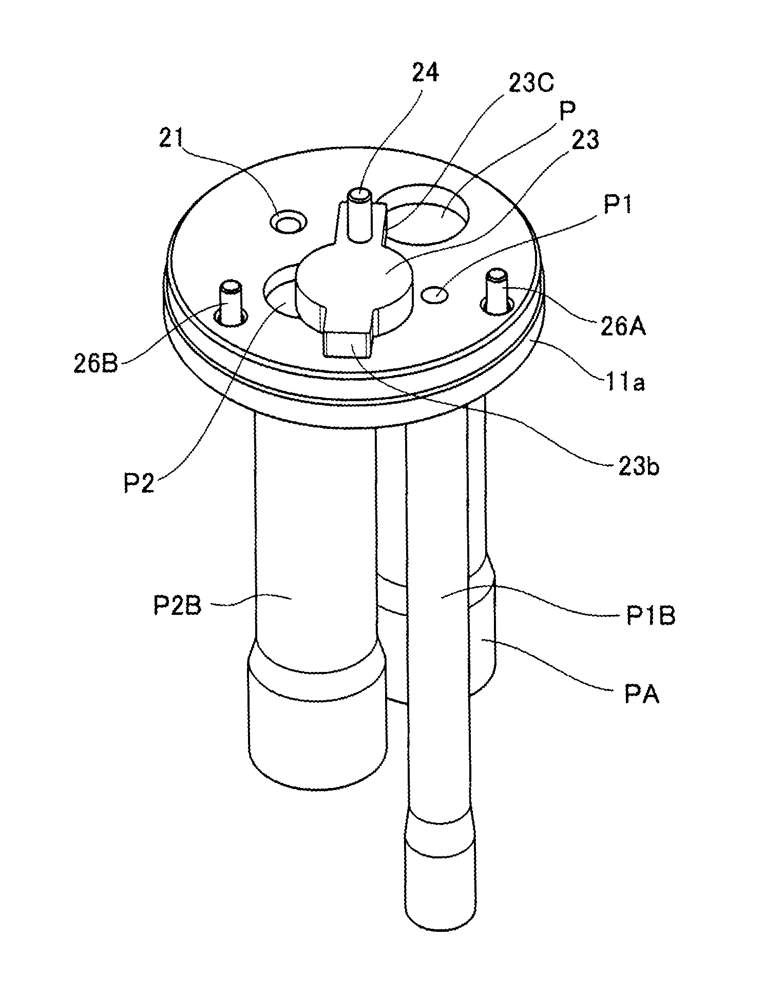 Electric three-way valve