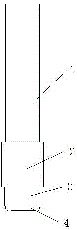 Liquid-phase growing silicon carbide seed crystal shaft device