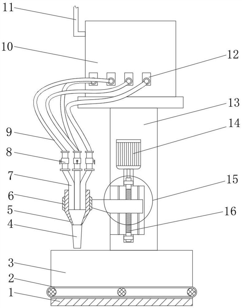 Large-dose liquid filling and sealing machine