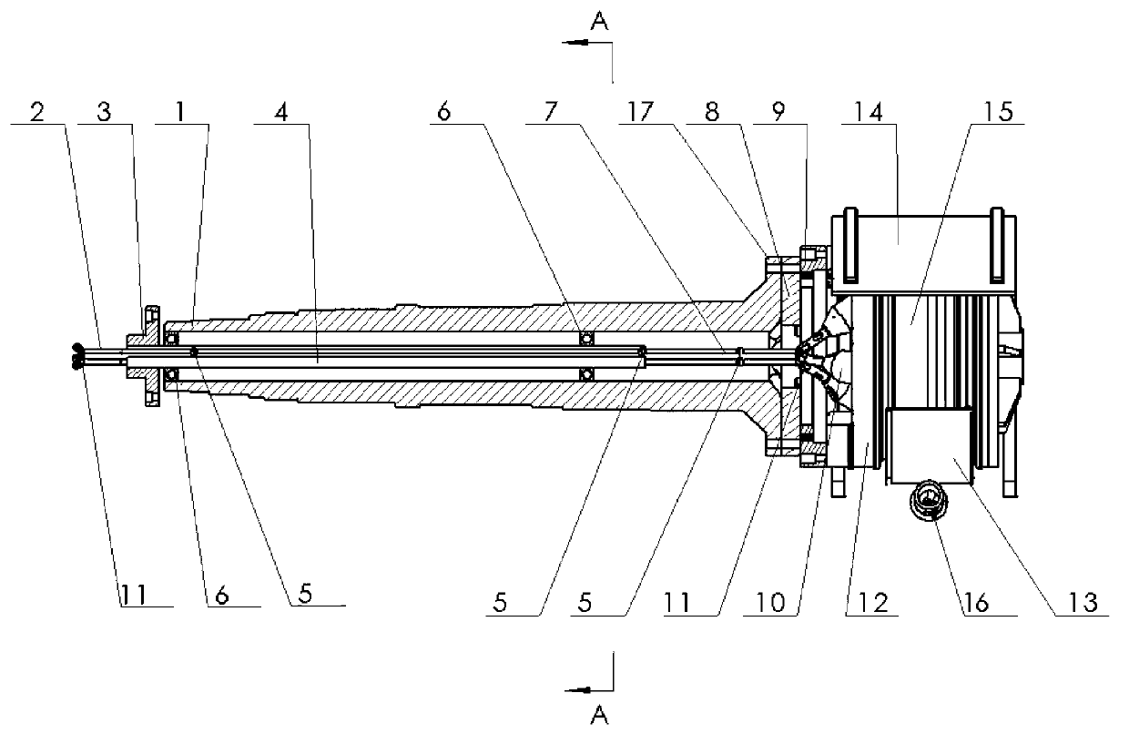 Spinning heating device