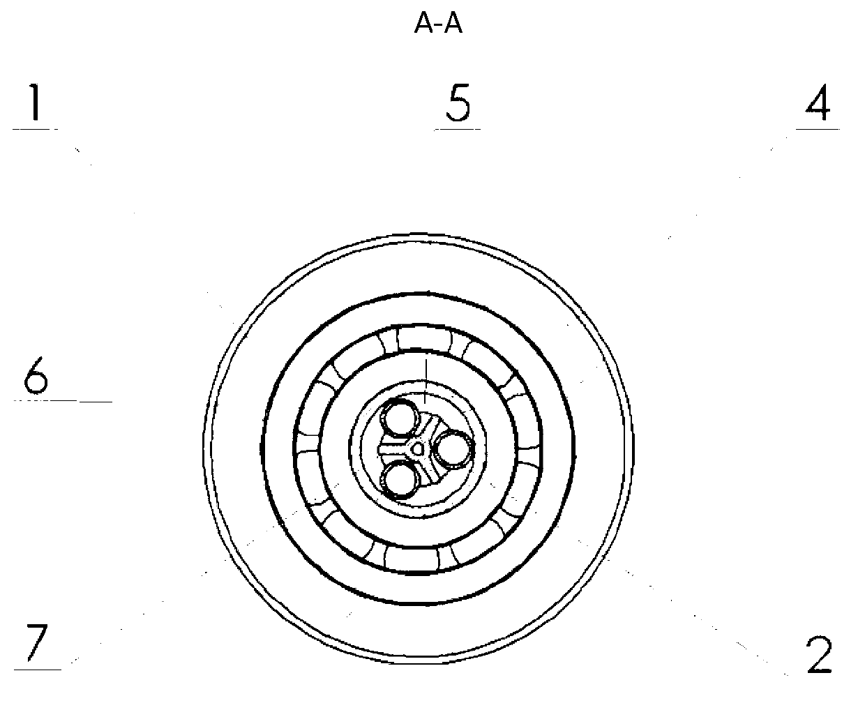 Spinning heating device