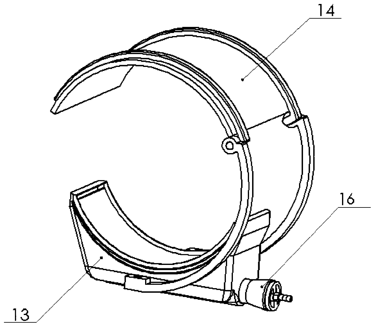 Spinning heating device