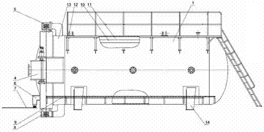 Chemical fire explosion safety test chamber system