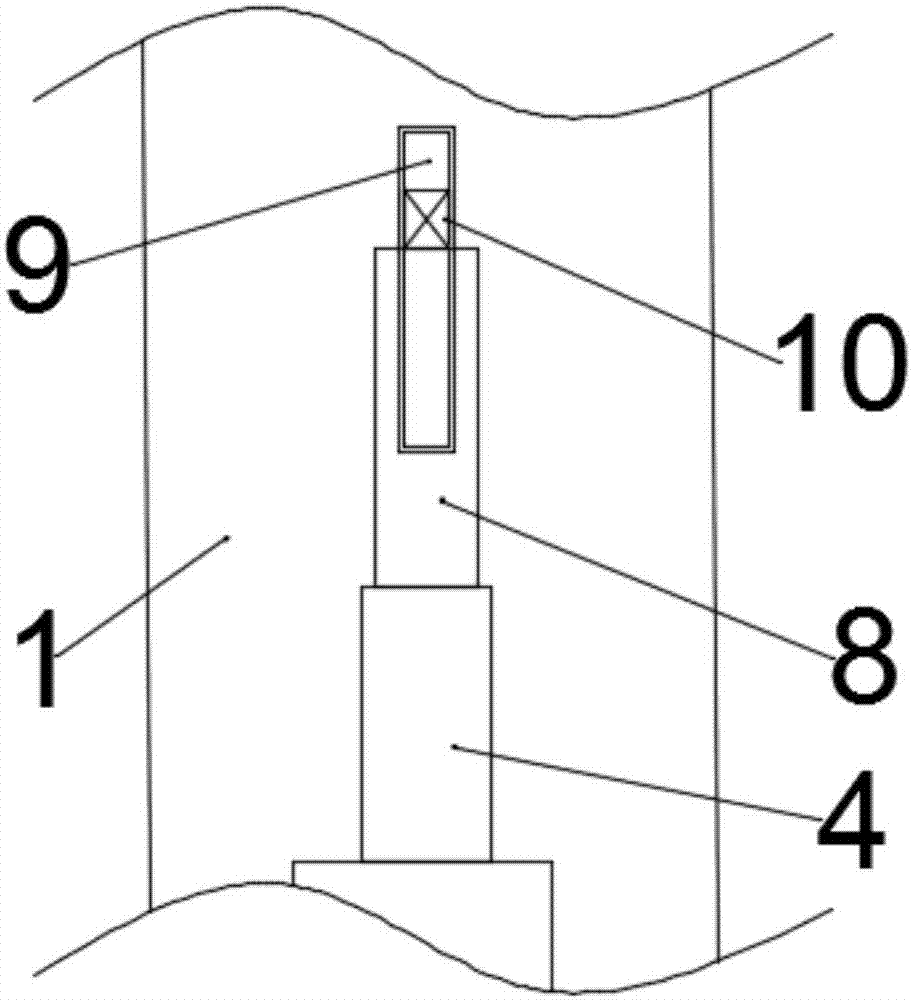 Easy-to-push damping type power cabinet body