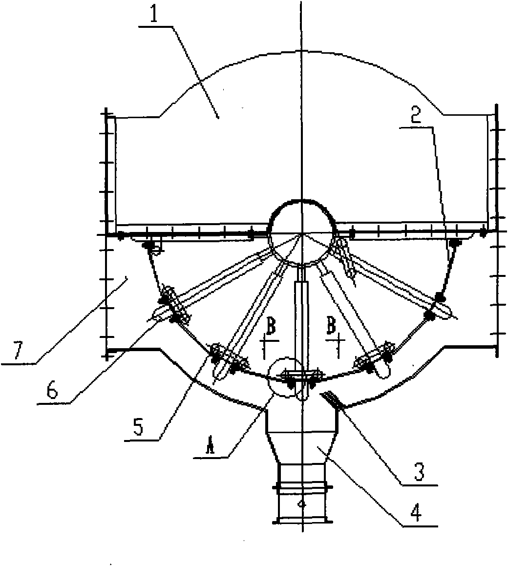 Deashing method of rotary tube bundle heat exchanger