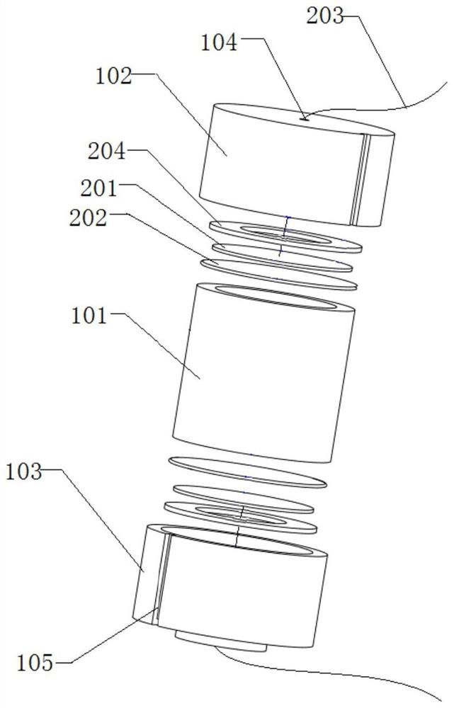 Vibration energy collecting device based on liquid metal and application thereof