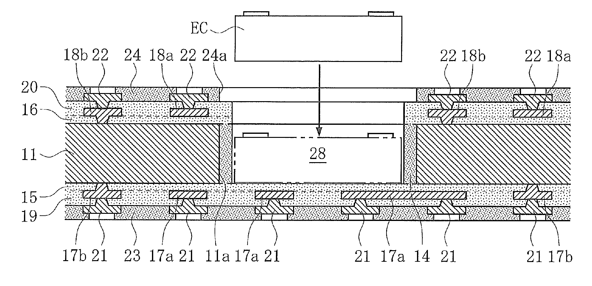 Method of manufacturing substrate having cavity