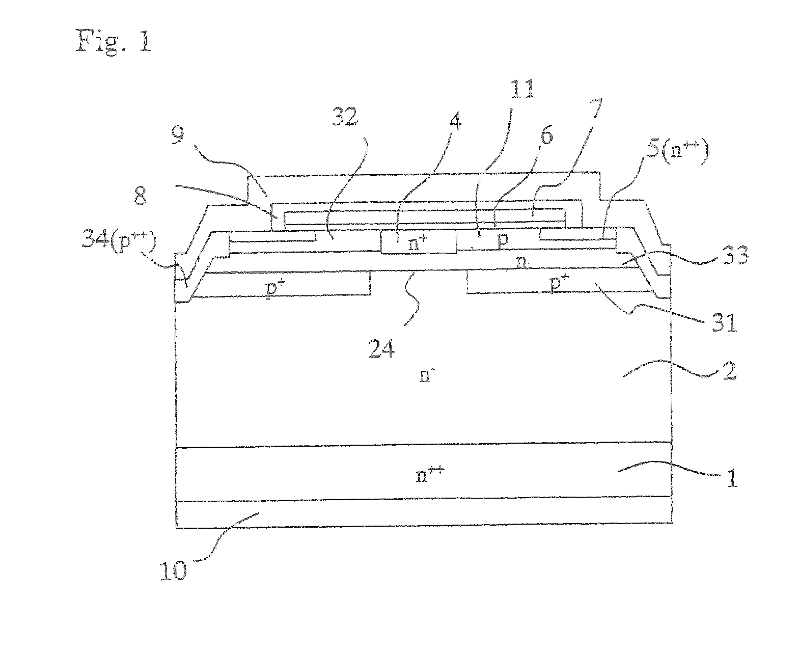 Silicon carbide mos field-effect transistor and process for producing the same