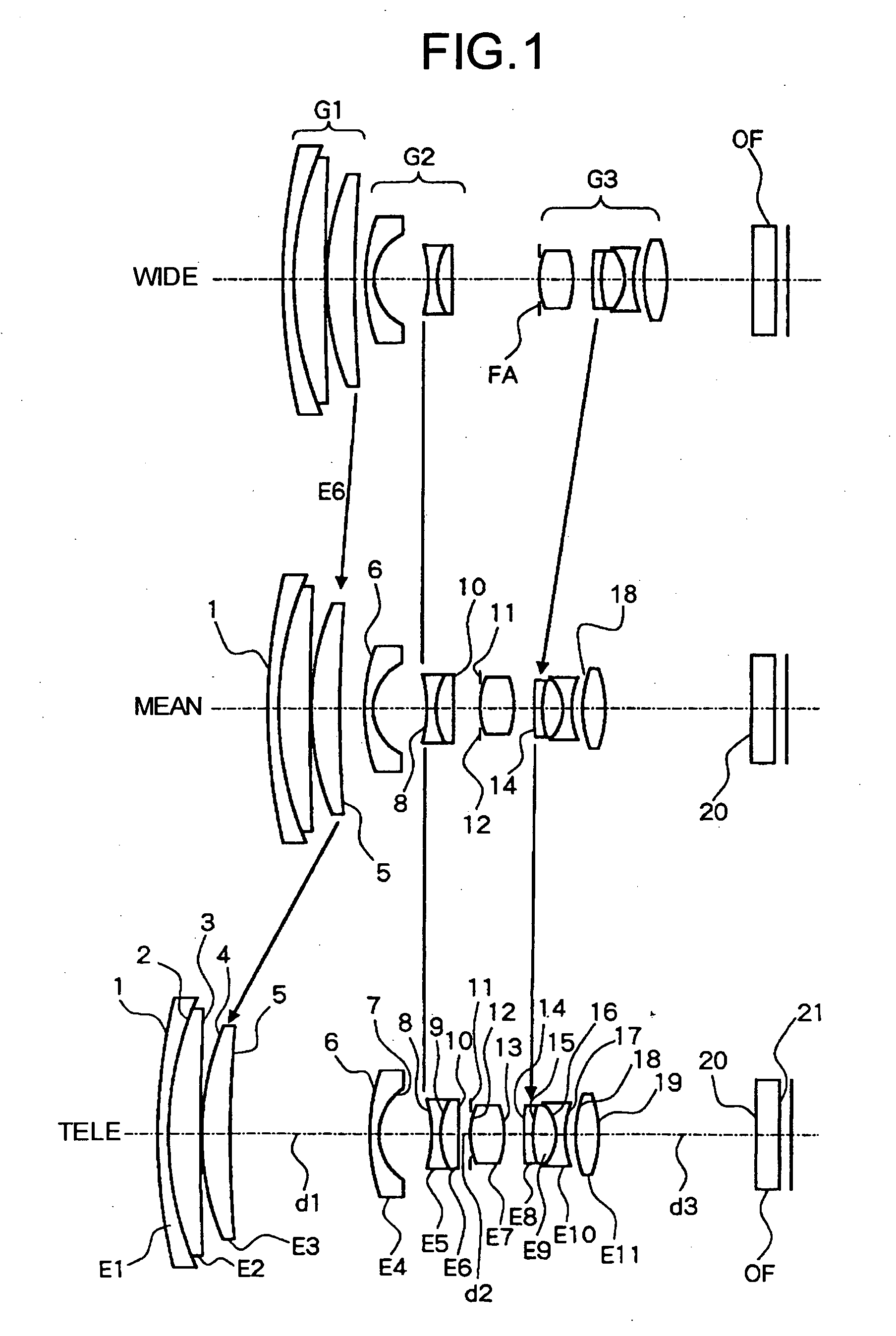 Zoom lens, camera, and mobile information terminal