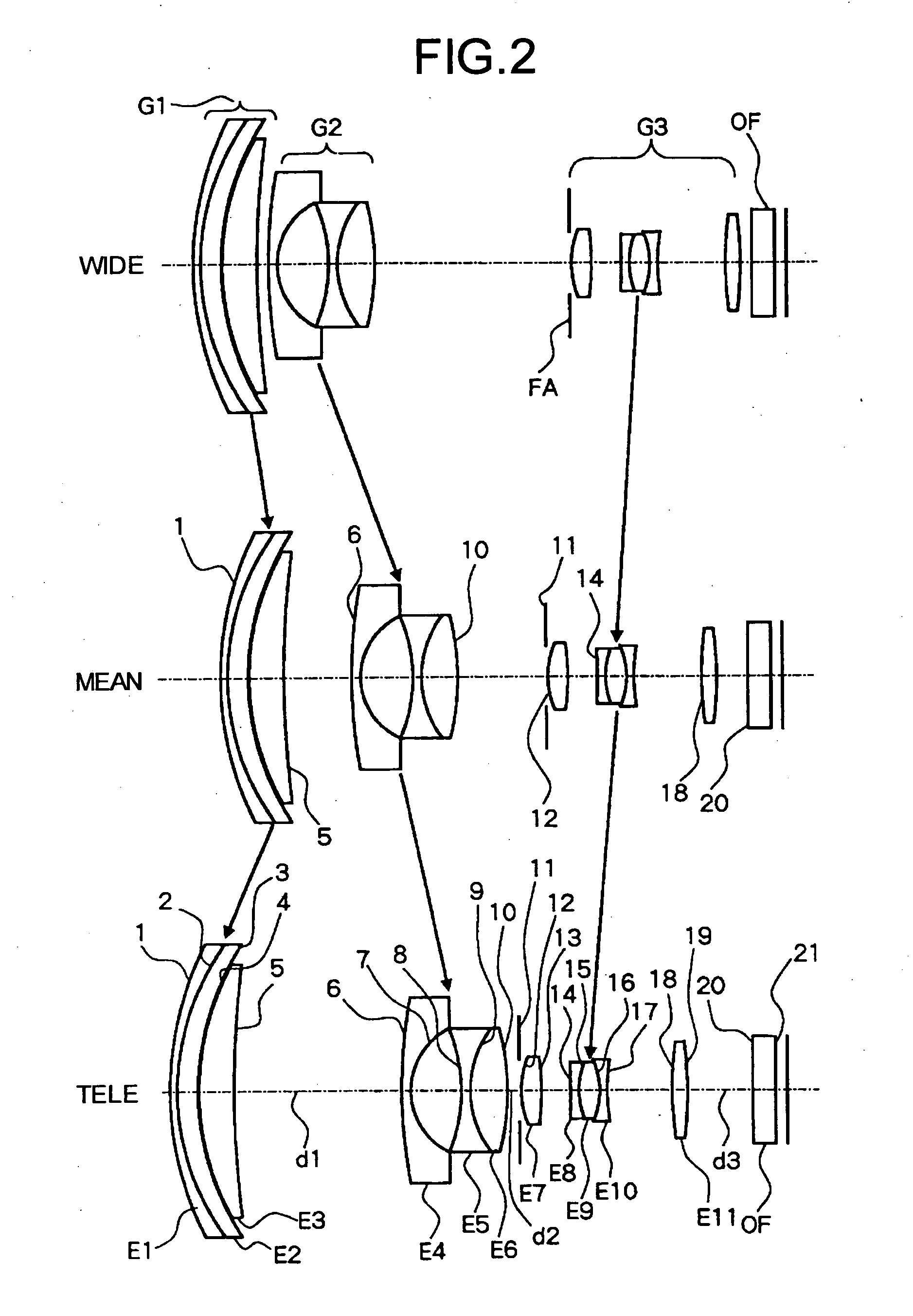 Zoom lens, camera, and mobile information terminal