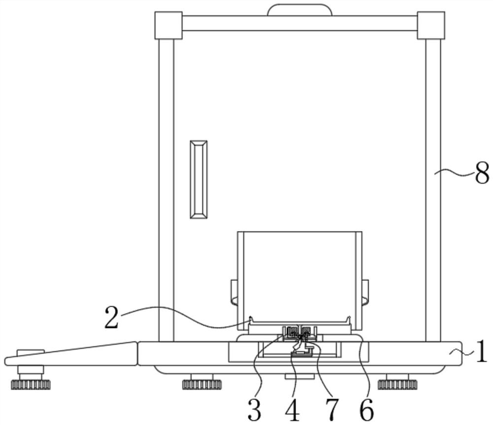 An electronic analytical balance for mass determination