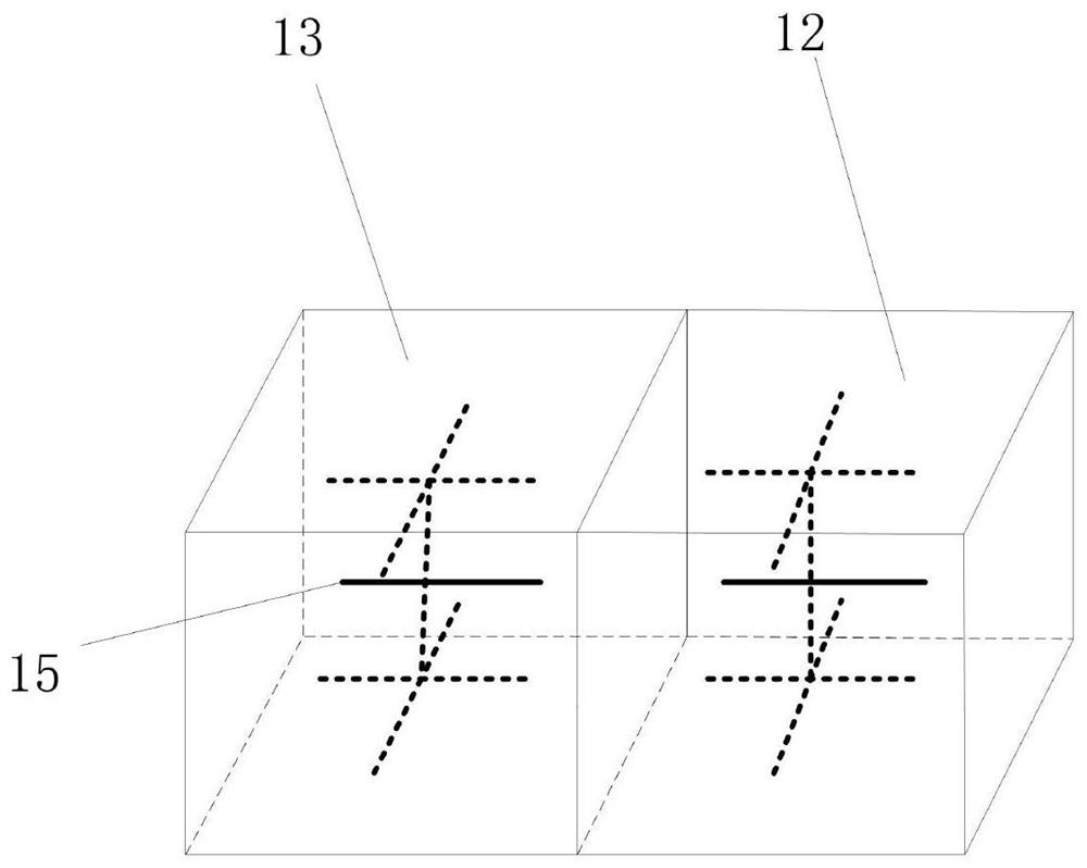 Combined heavy machine tool foundation settlement precision detection device