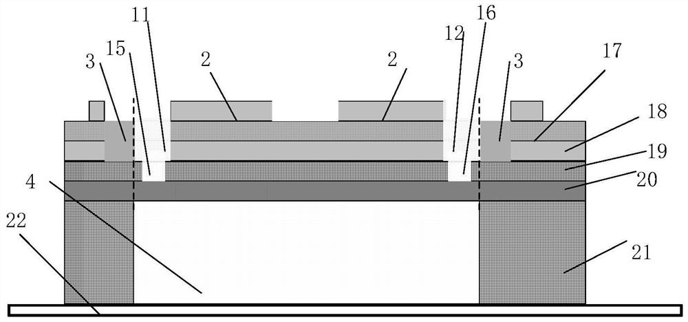 A Constraint Release Type Differential Piezoelectric Ultrasonic Transducer Chip and Its Working Method