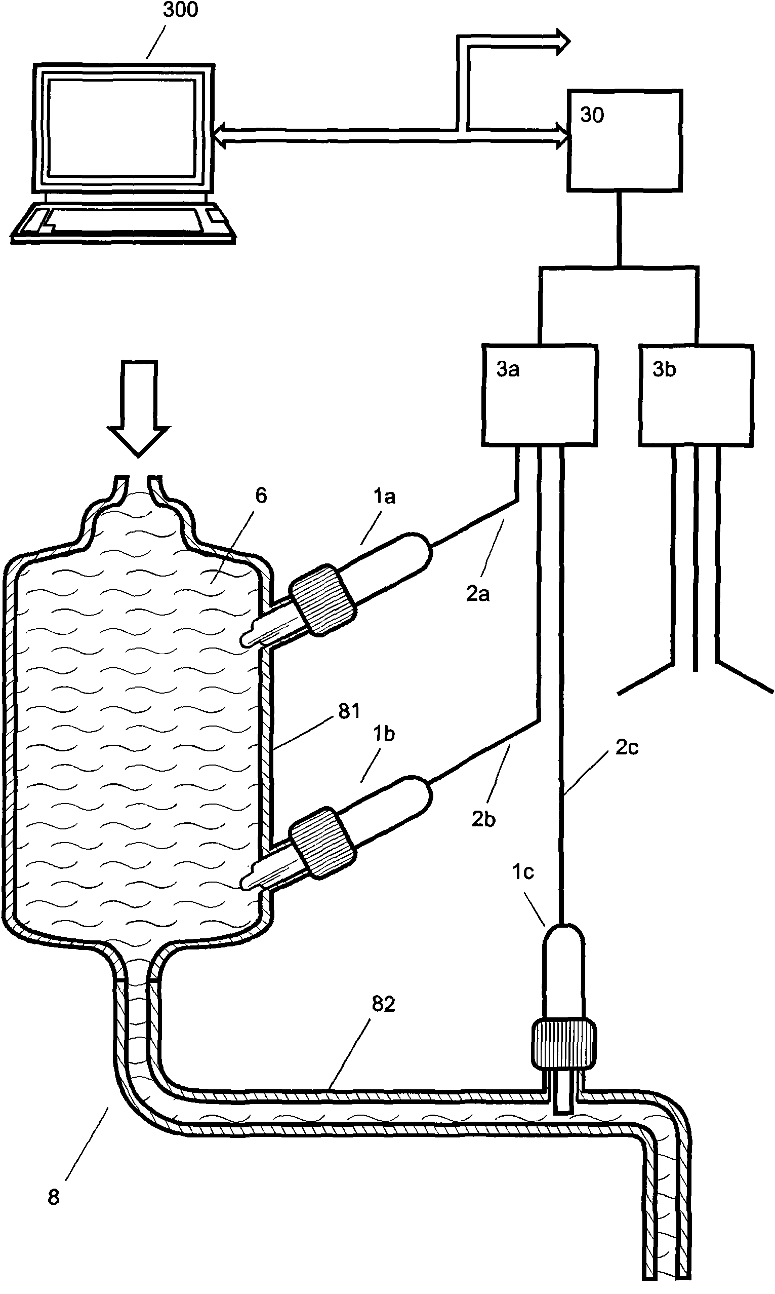 Method and device for monitoring and/or determining the condition of a measurement probe