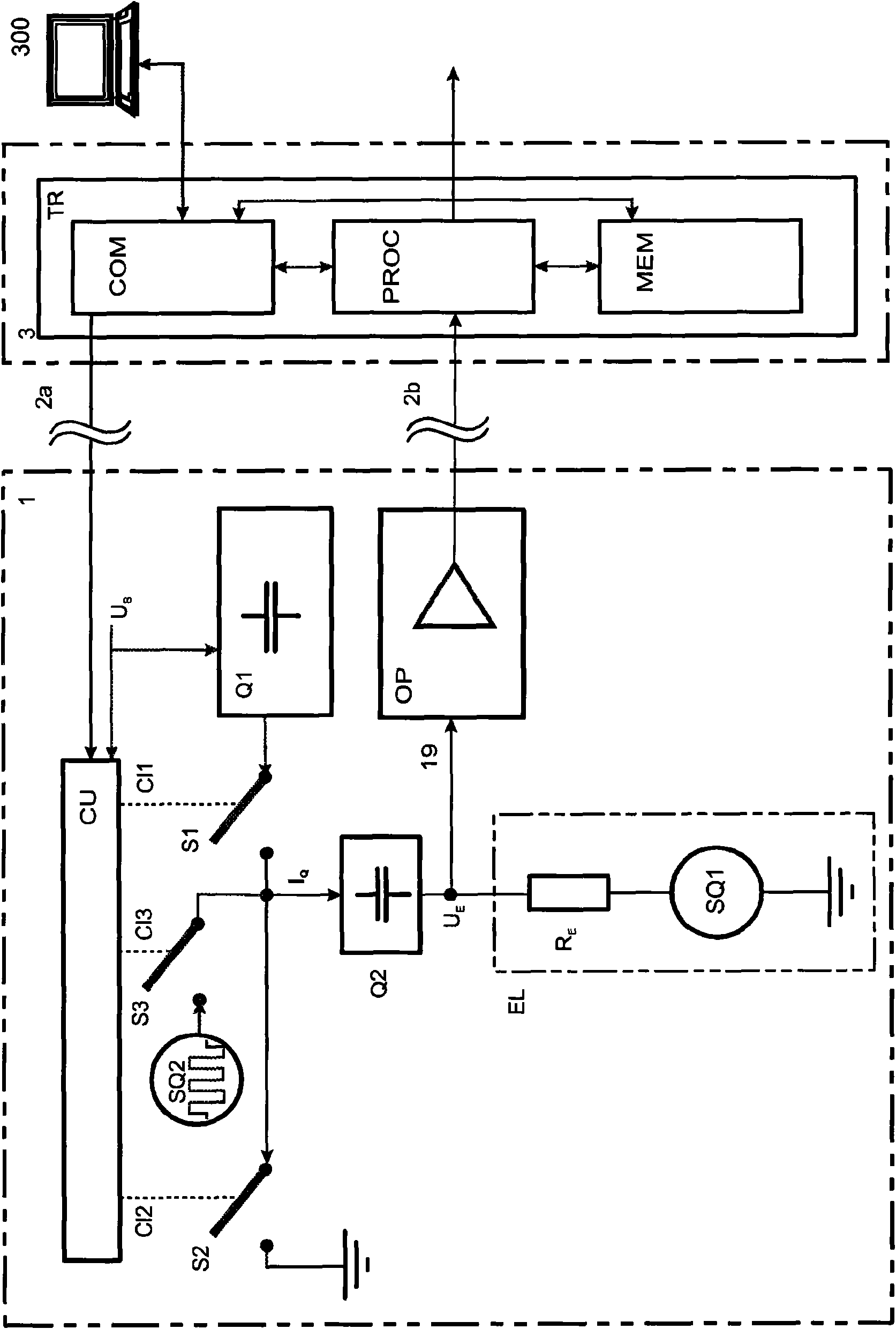 Method and device for monitoring and/or determining the condition of a measurement probe