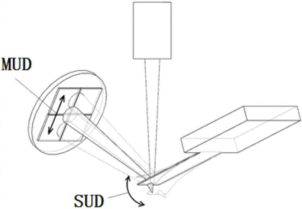 Novel scanning probe microscope detecting method and system