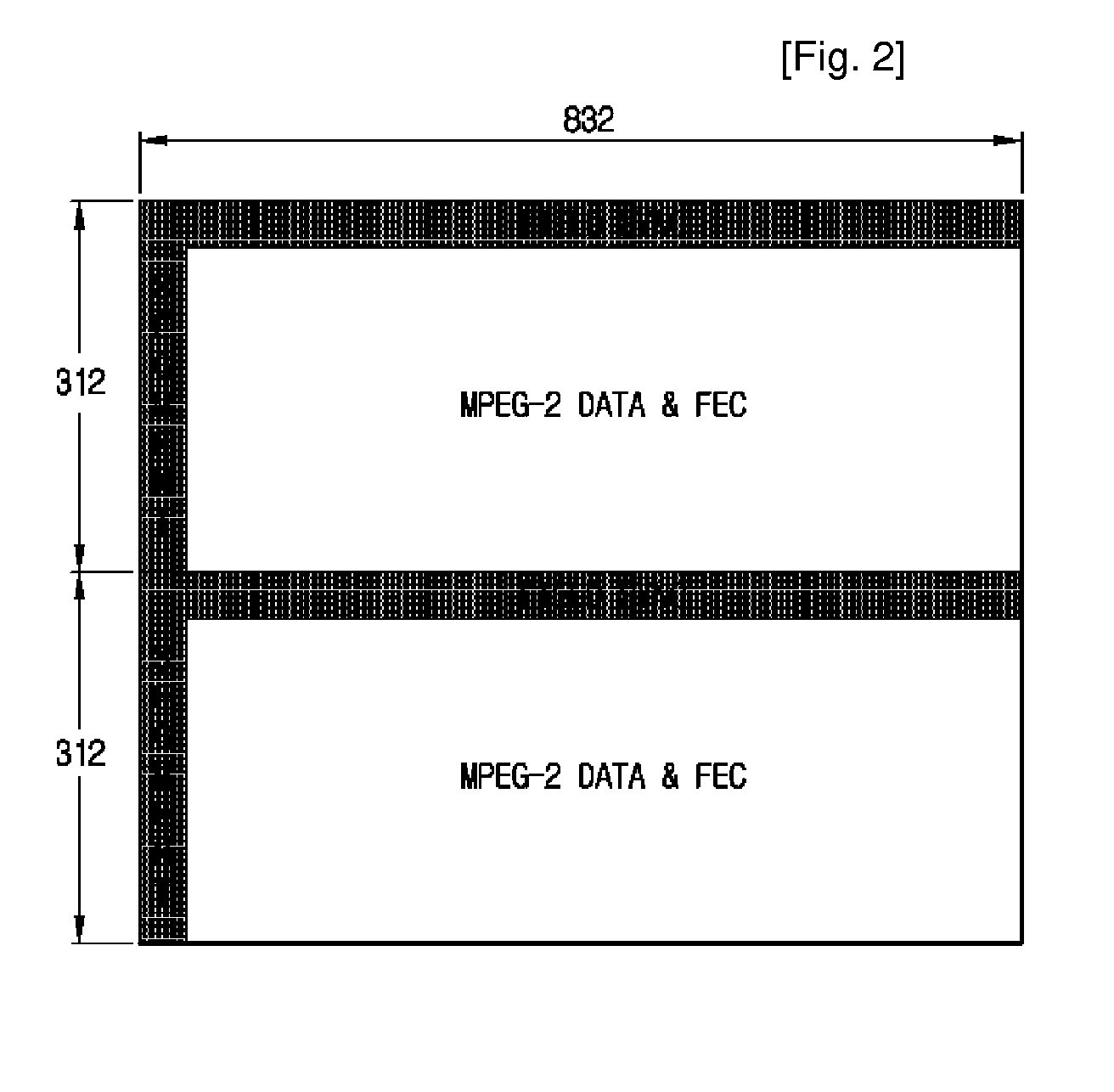 Digital broadcasting transmission/reception system utilizing mull packet and trs code to improve receiving performance and signal processing method thereof