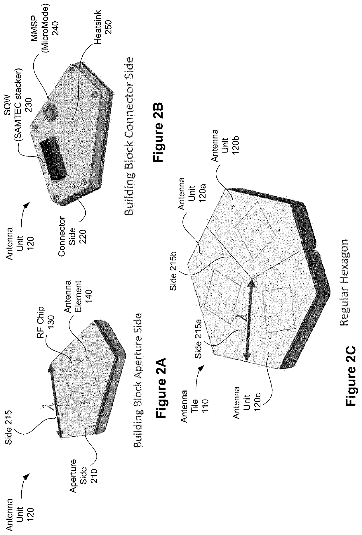 Monohedral tiled antenna arrays