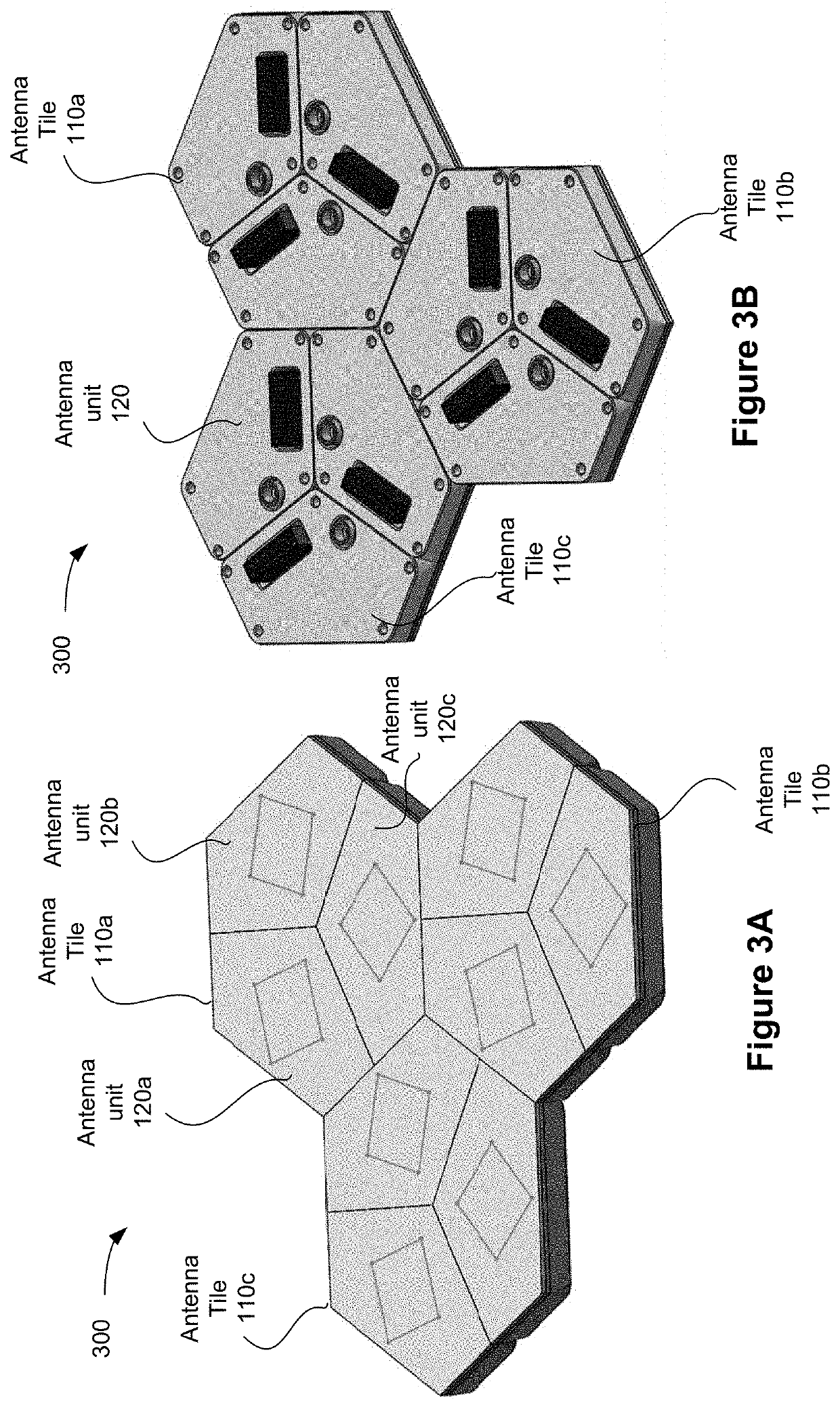 Monohedral tiled antenna arrays