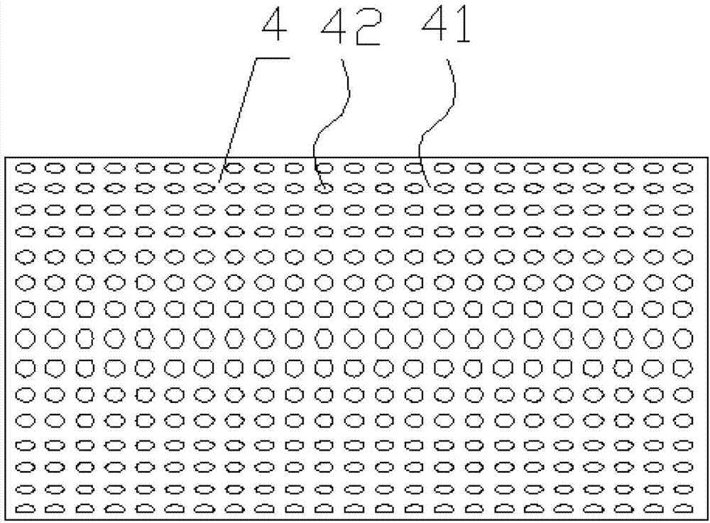 Large-down separation unit