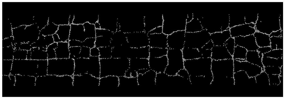 Road surface crack detection method based on vehicle-mounted laser point cloud