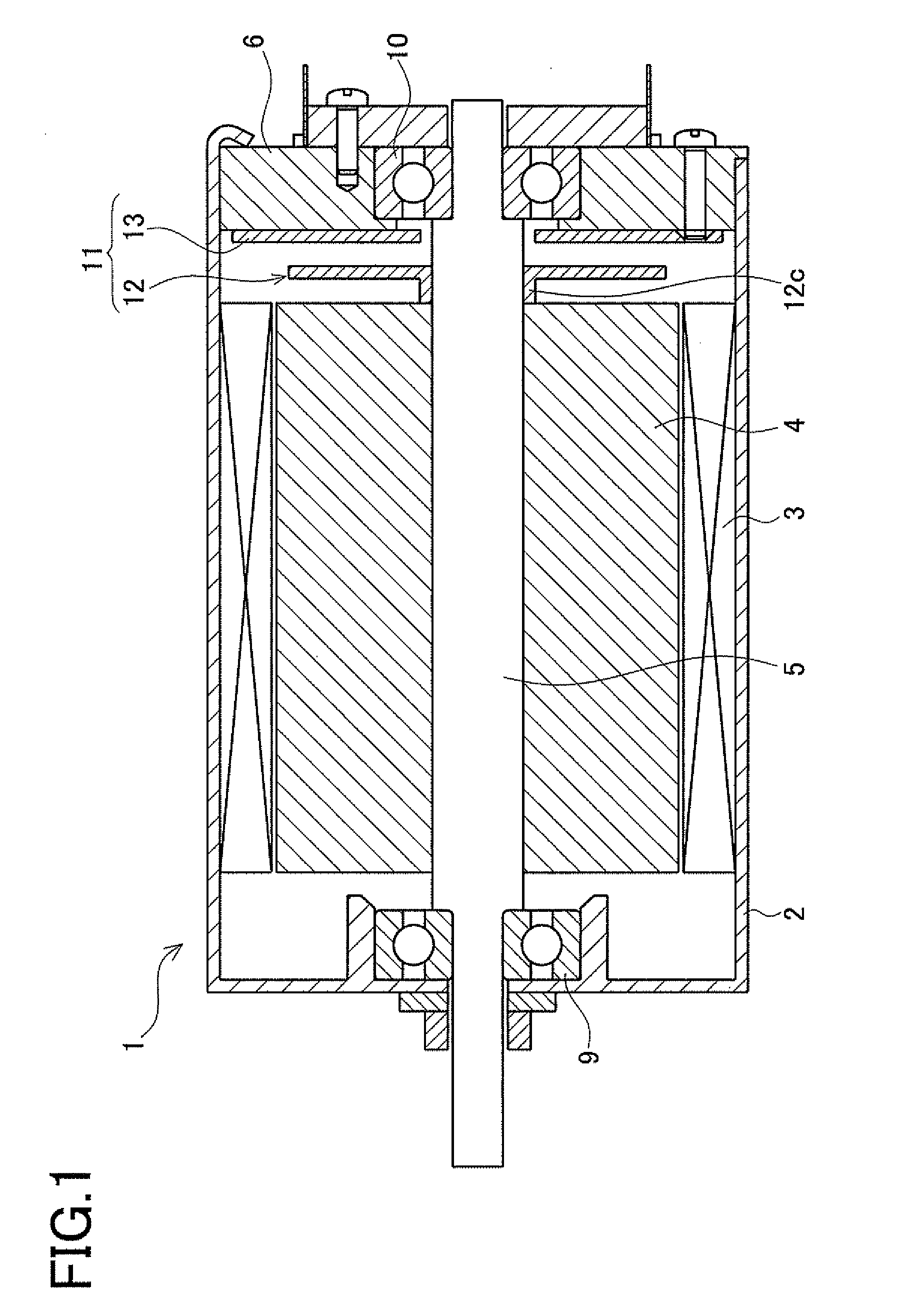 Rotation angle sensor