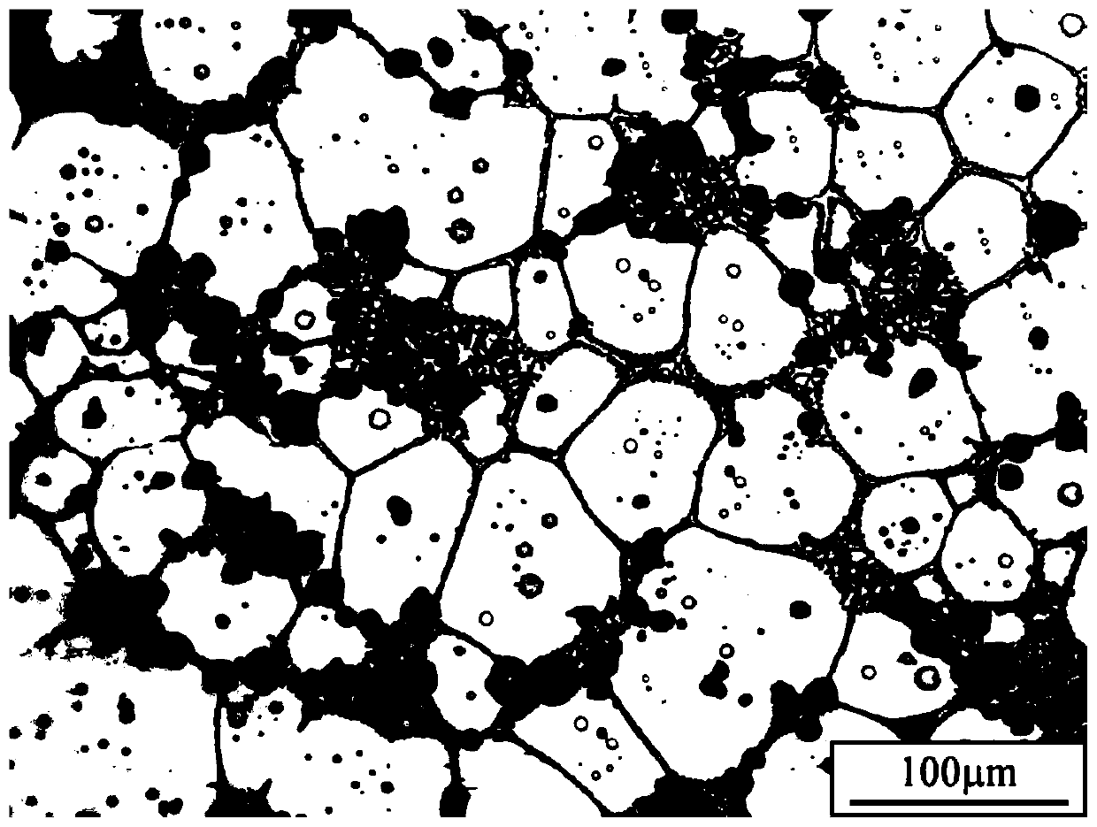 Preparation method of particle-reinforced medical magnesium-based composite material