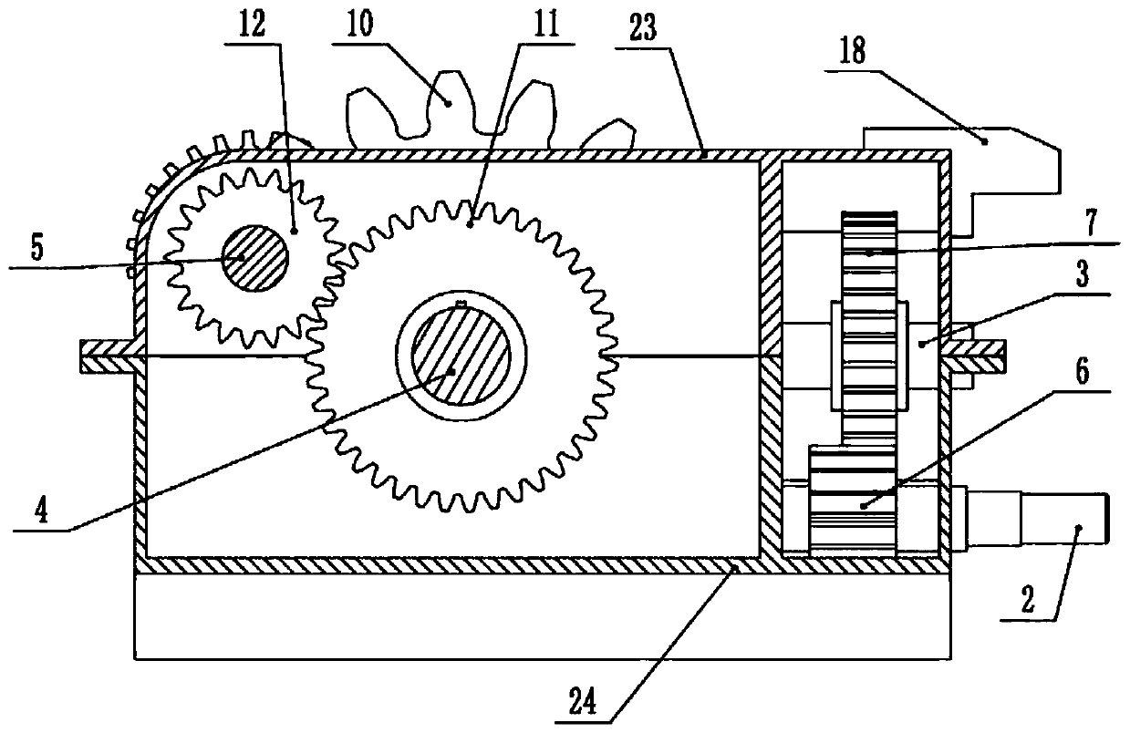 Suspended rack rail transport vehicle driving device