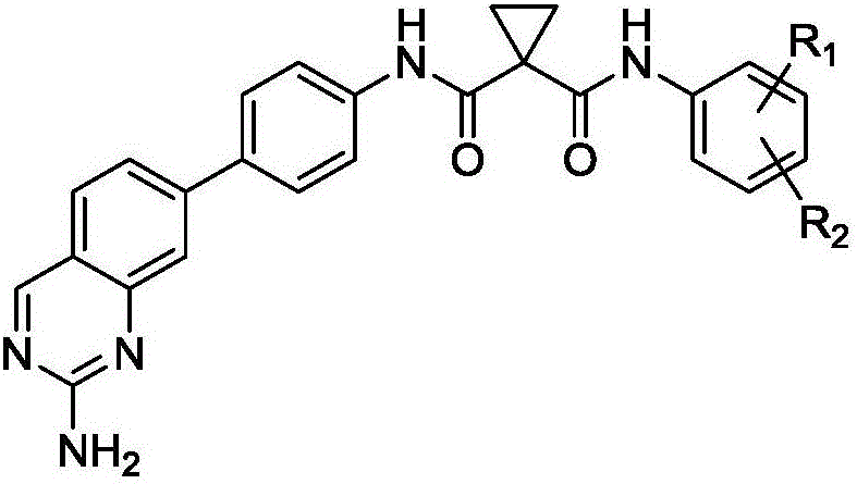 Cyclomalonamide compound with antitumor activity, and preparation method and application thereof