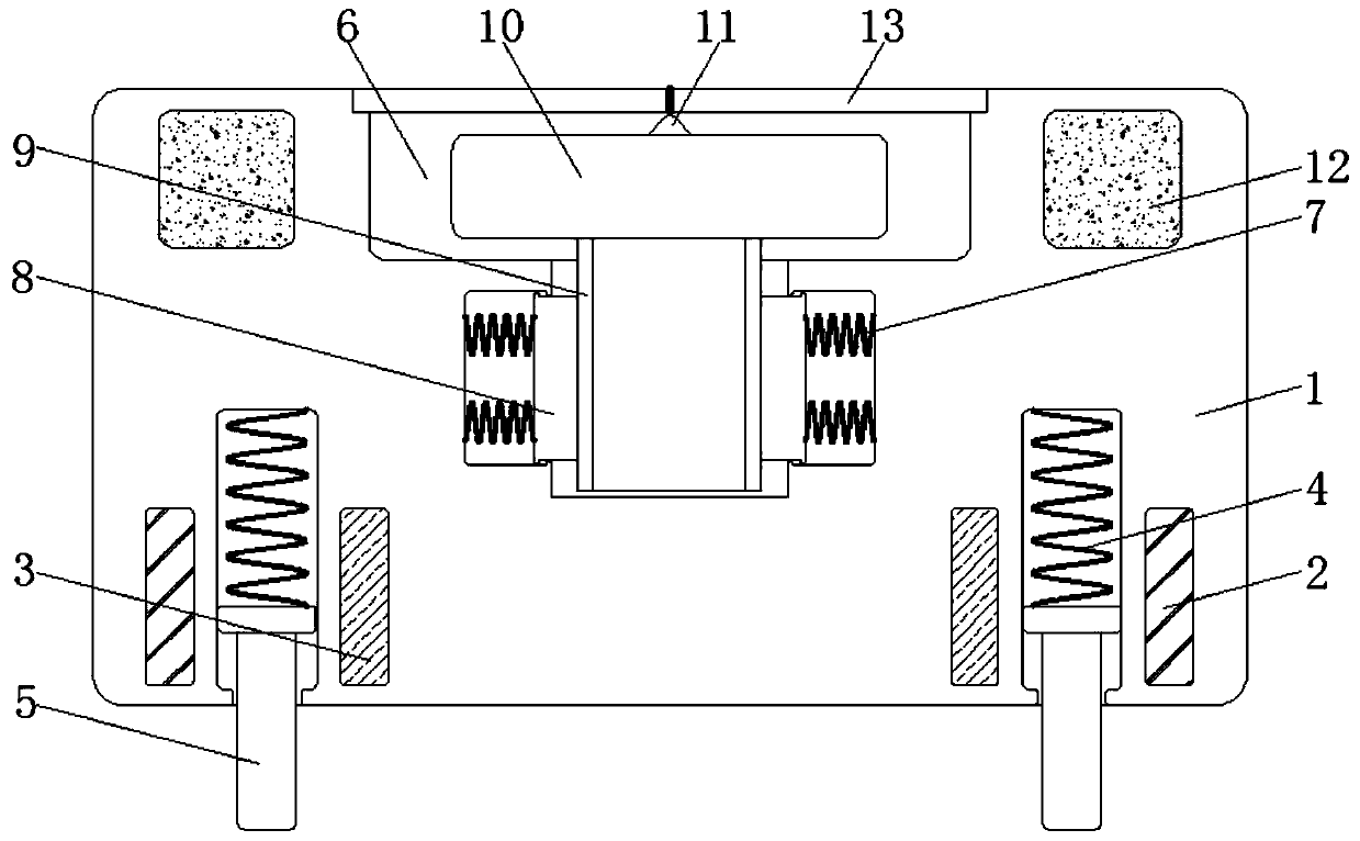 Capacitance variable control surface flatness detection device for new material