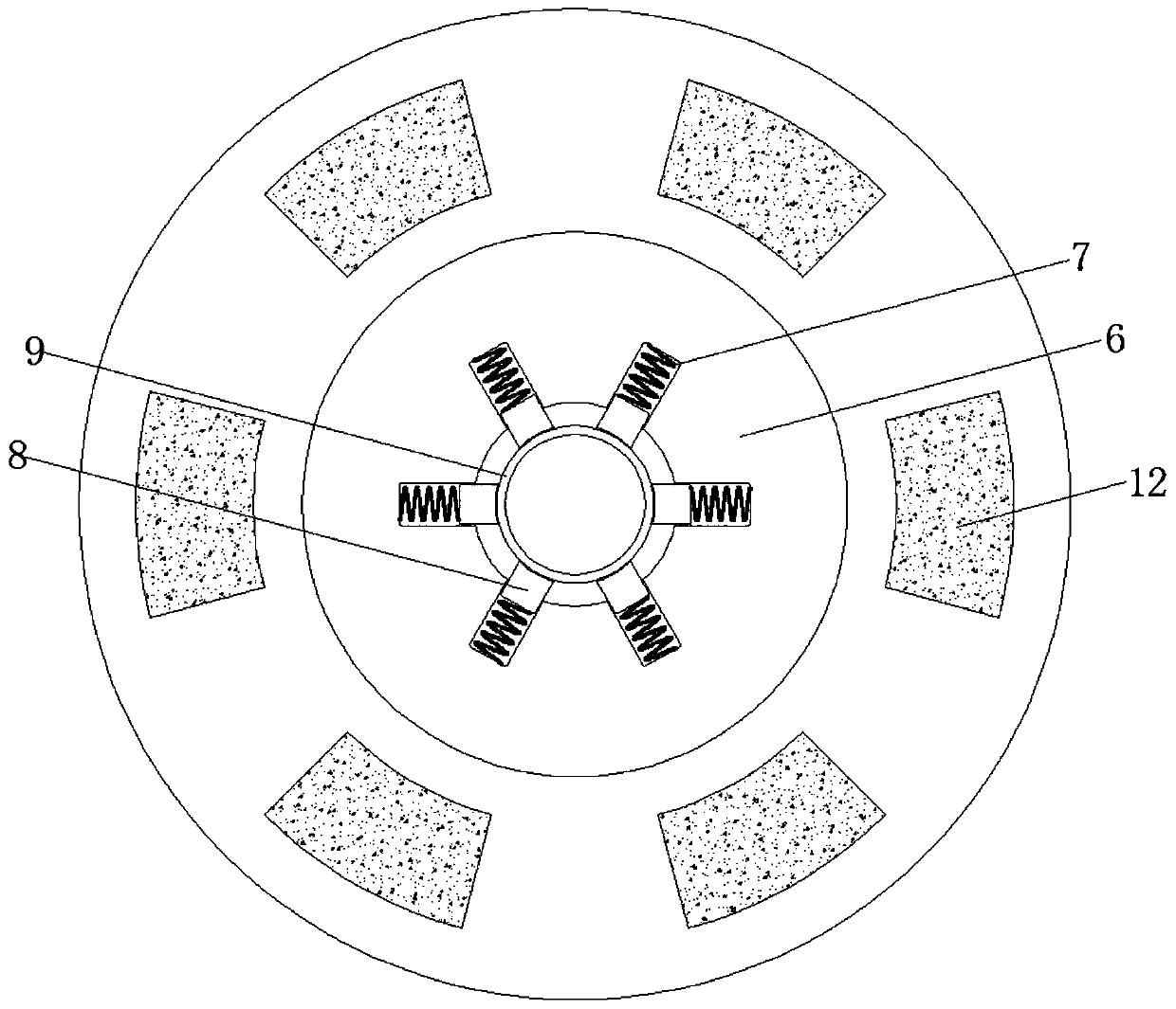 Capacitance variable control surface flatness detection device for new material