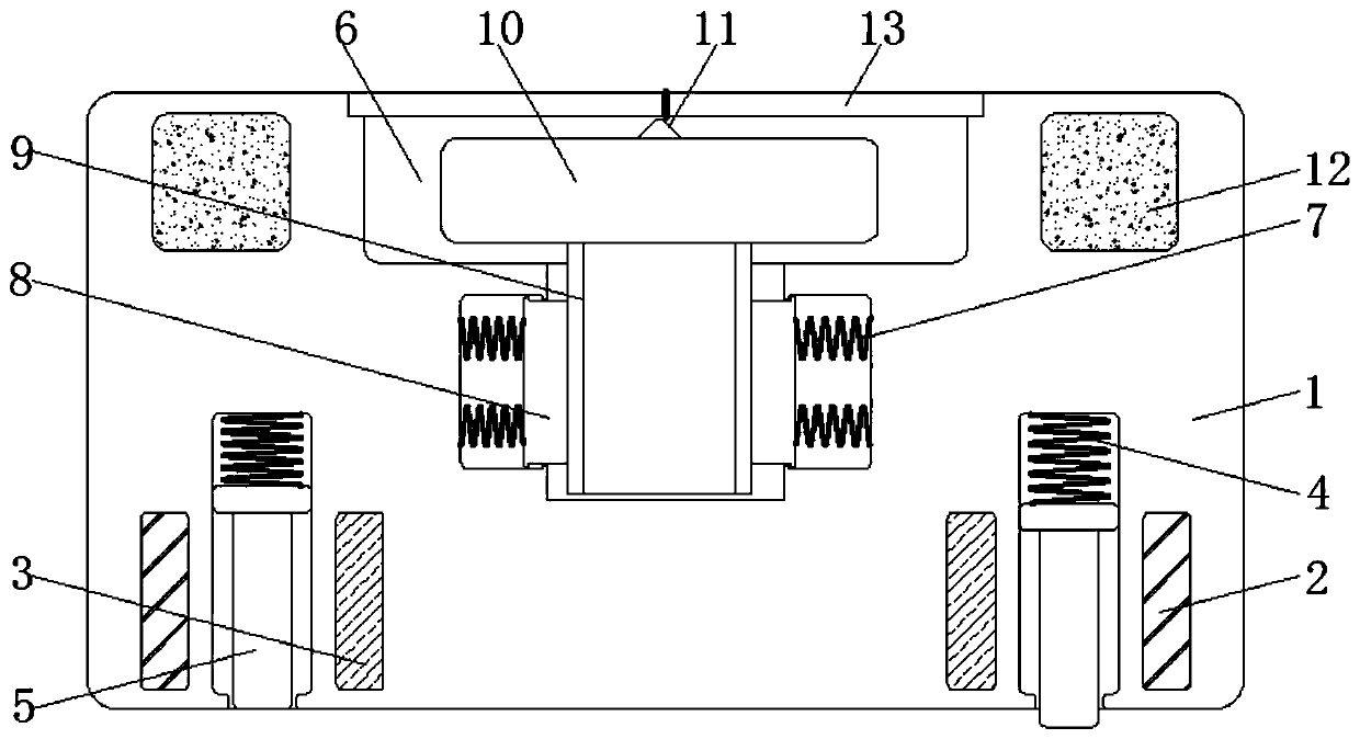 Capacitance variable control surface flatness detection device for new material