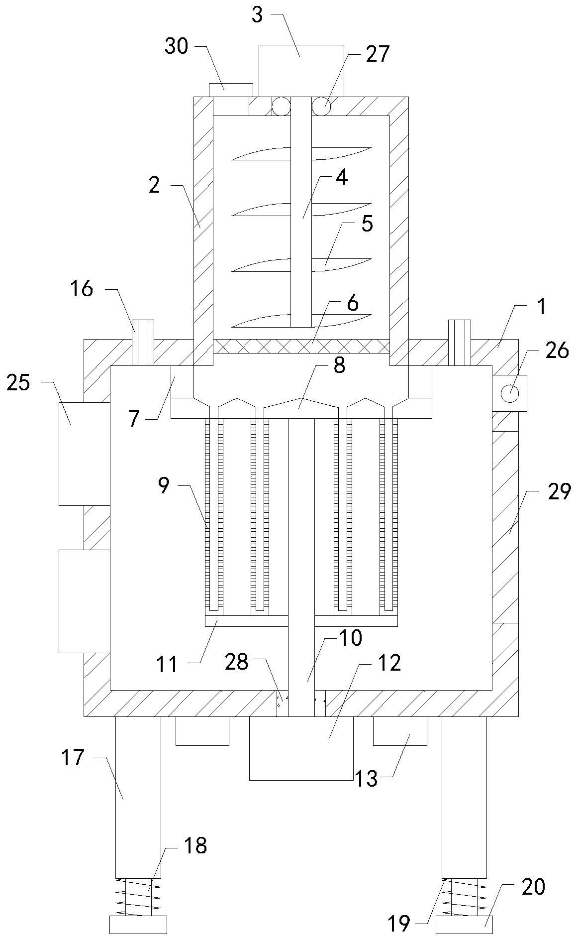 Quick-acting marinating food production equipment